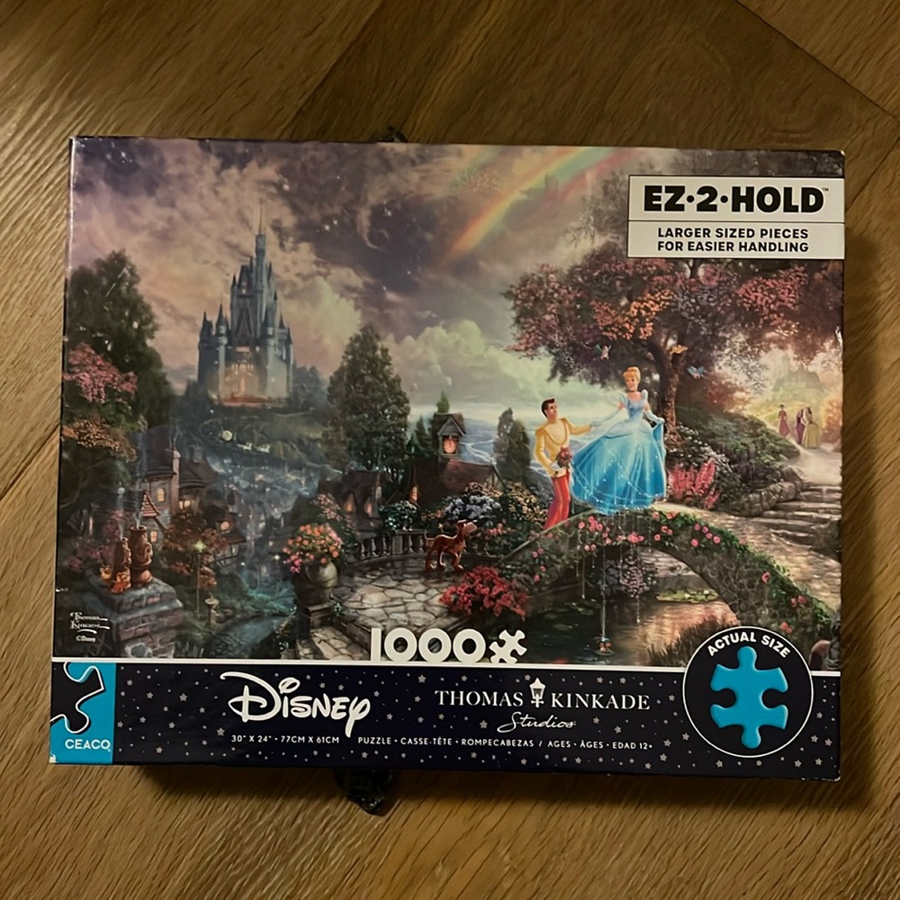 Ceaco Thomas Kinkade Cinderella 1000 piece puzzle